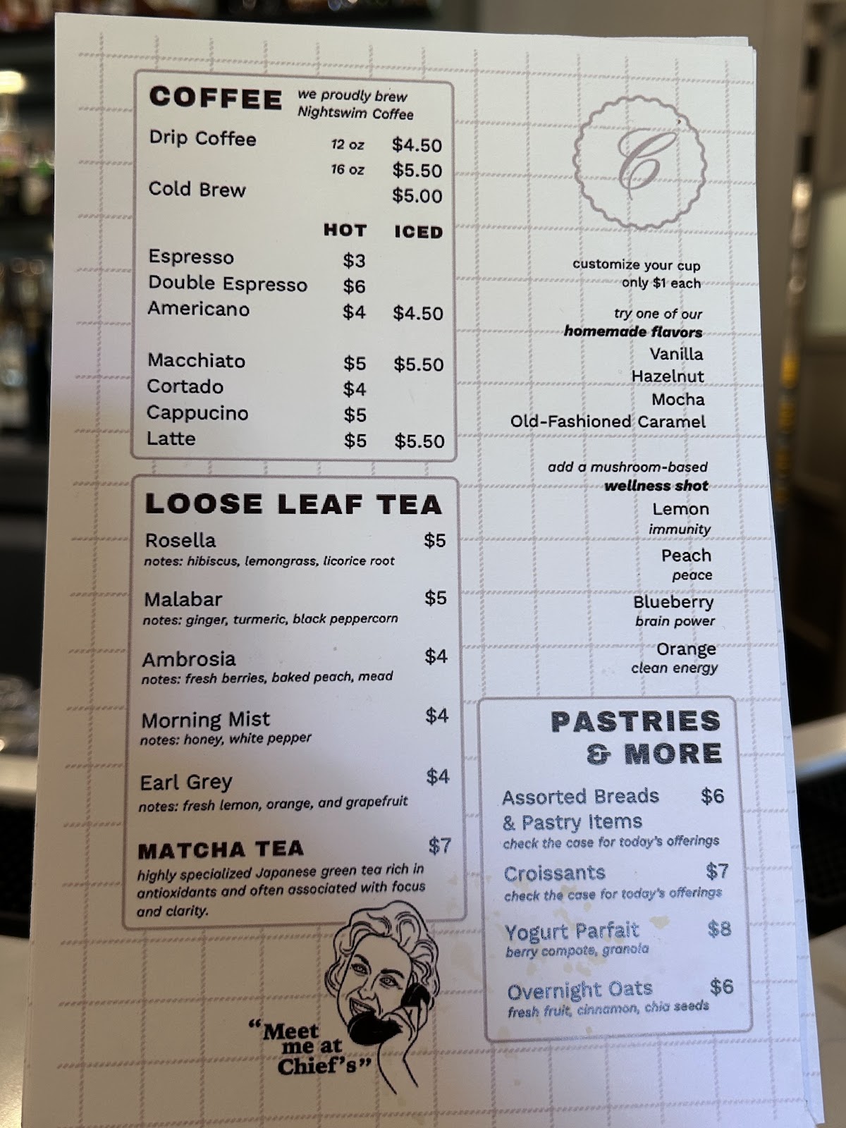 Chief’s Modern Cocktail Parlor & Coffee Shop 4