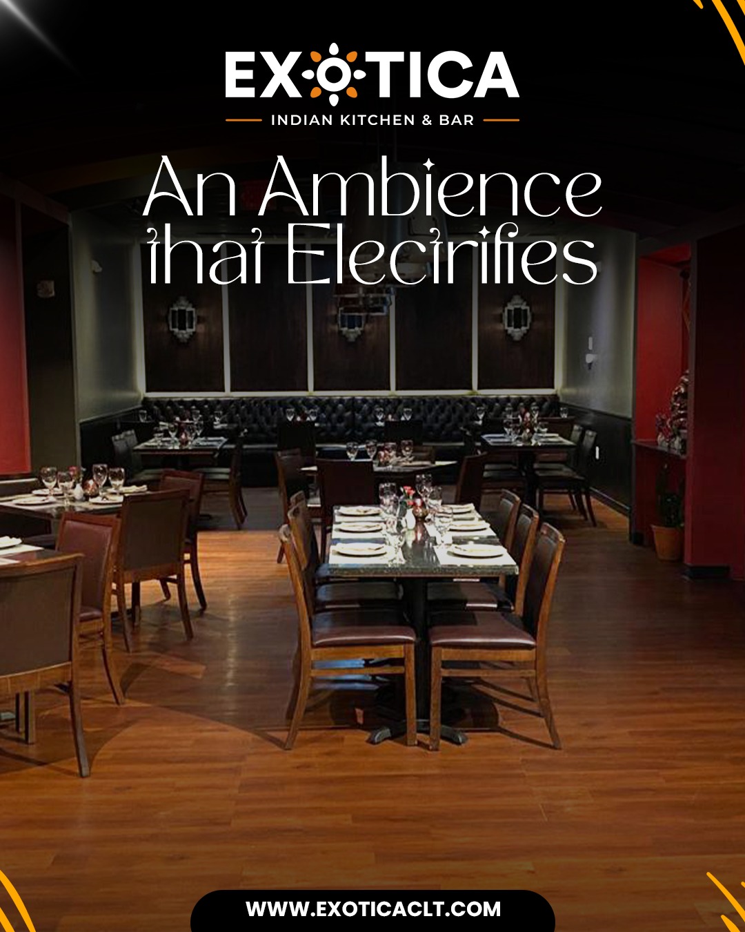 Exotica Indian Kitchen & Bar - Romantic date spot in Charlotte