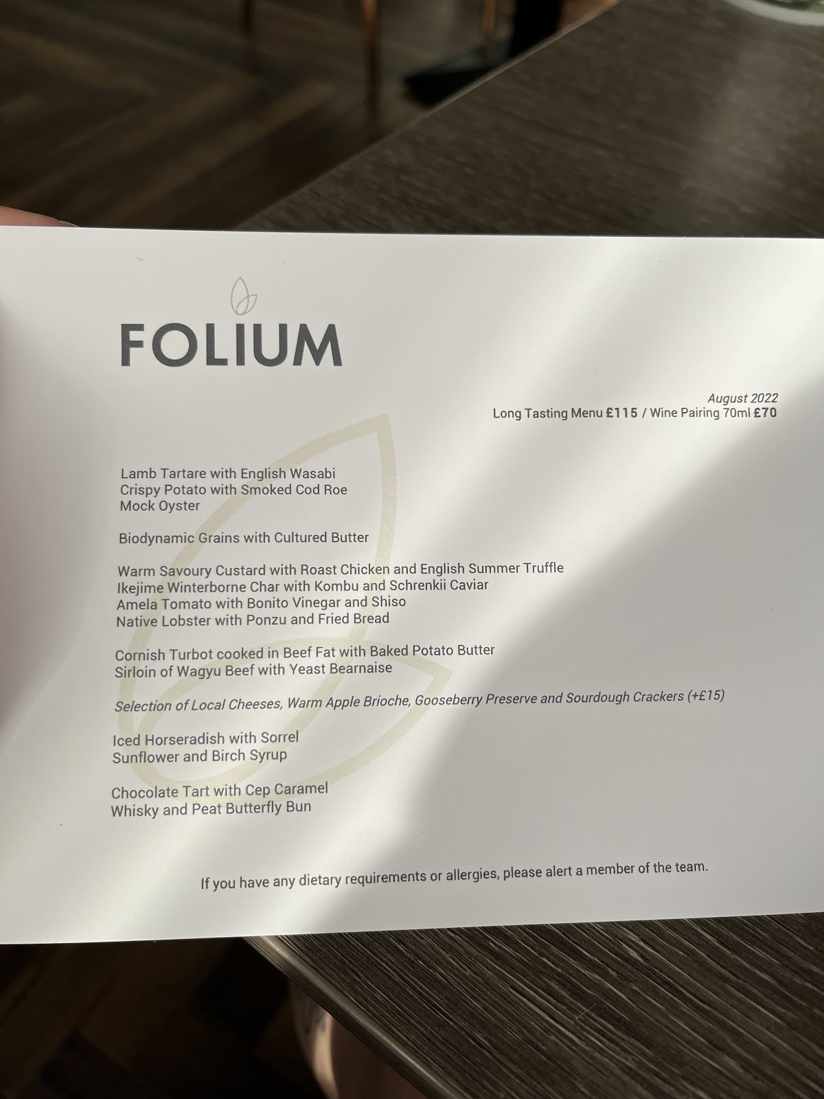 Restaurant Folium, Foto 3