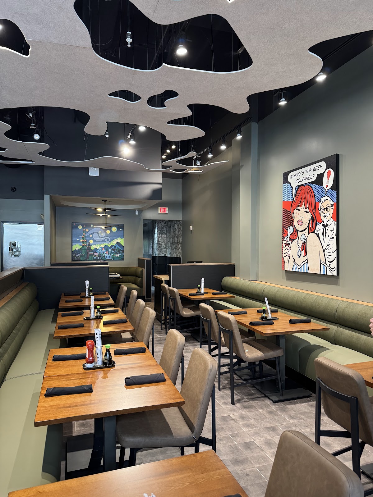 The Cowfish Sushi Burger Bar - Romantic date spot in Charlotte
